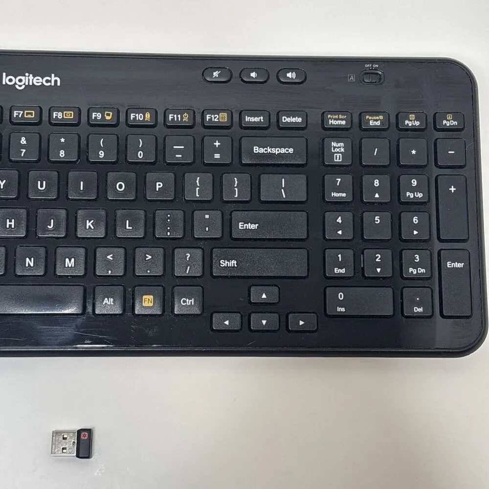 Logitech K360 Wireless Black Keyboard w/ USB Unifying Receiver Y-R0017